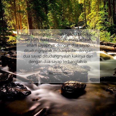 Yesaya 6:2 IDN Gambar Ayat Alkitab