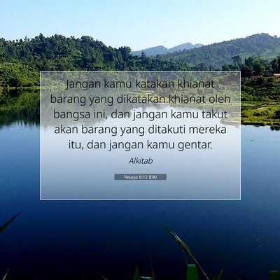 Yesaya 8:12 IDN Gambar Ayat Alkitab