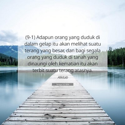 Yesaya 9:2 IDN Gambar Ayat Alkitab