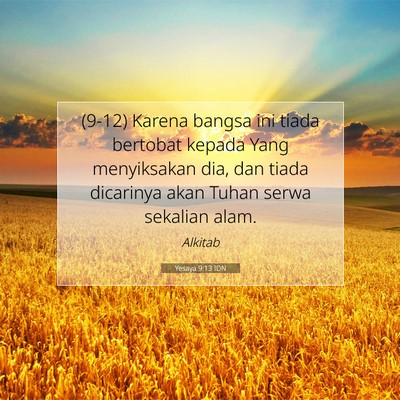 Yesaya 9:13 IDN Gambar Ayat Alkitab
