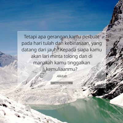 Yesaya 10:3 IDN Gambar Ayat Alkitab