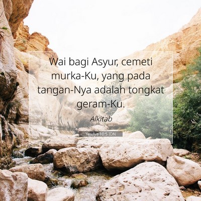 Yesaya 10:5 IDN Gambar Ayat Alkitab