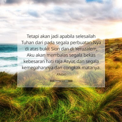 Yesaya 10:12 IDN Gambar Ayat Alkitab