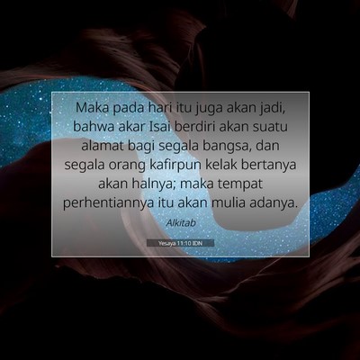Yesaya 11:10 IDN Gambar Ayat Alkitab