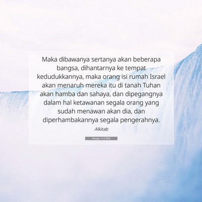 Yesaya 14:2 Ayat Alkitab Dijelaskan