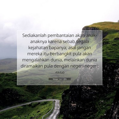 Yesaya 14:21 Ayat Alkitab Dijelaskan