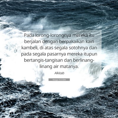 Yesaya 15:3 IDN Gambar Ayat Alkitab