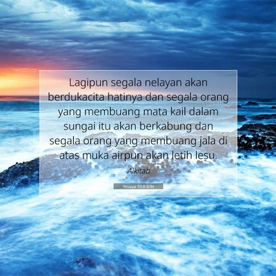 Yesaya 19:8 IDN Gambar Ayat Alkitab