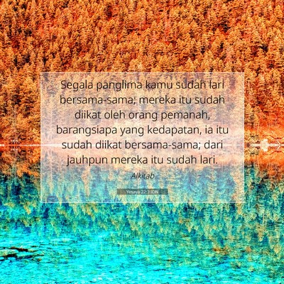 Yesaya 22:3 Ayat Alkitab Dijelaskan