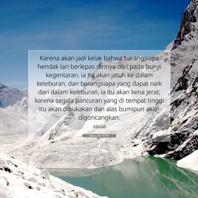 Yesaya 24:18 Ayat Alkitab Dijelaskan