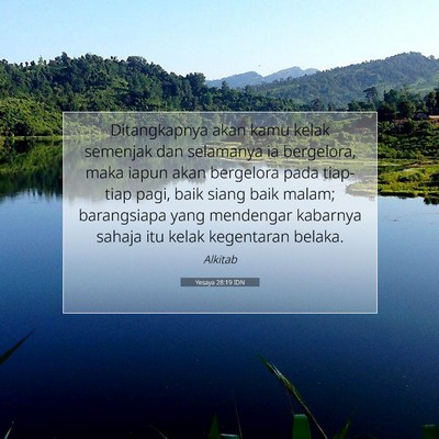 Yesaya 28:19 IDN Gambar Ayat Alkitab