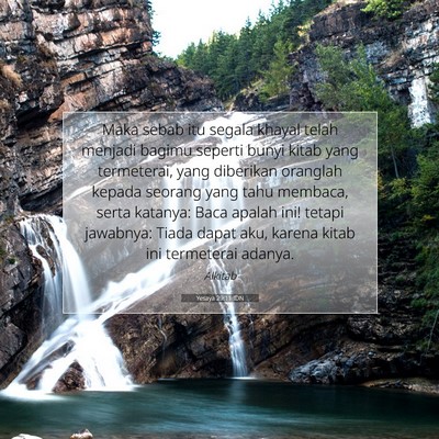 Yesaya 29:11 IDN Gambar Ayat Alkitab