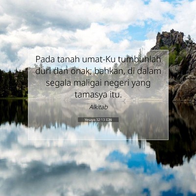 Yesaya 32:13 Ayat Alkitab Dijelaskan