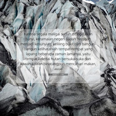 Yesaya 32:14 IDN Gambar Ayat Alkitab
