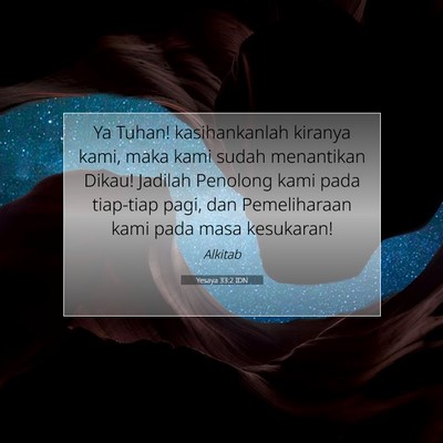 Yesaya 33:2 IDN Gambar Ayat Alkitab