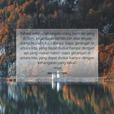 Yesaya 33:14 IDN Gambar Ayat Alkitab