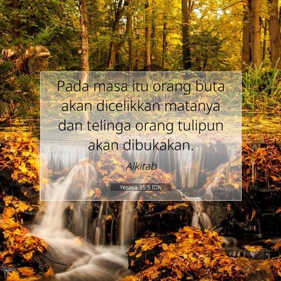 Yesaya 35:5 Ayat Alkitab Dijelaskan