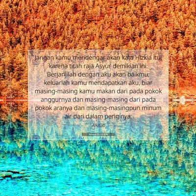Yesaya 36:16 IDN Gambar Ayat Alkitab