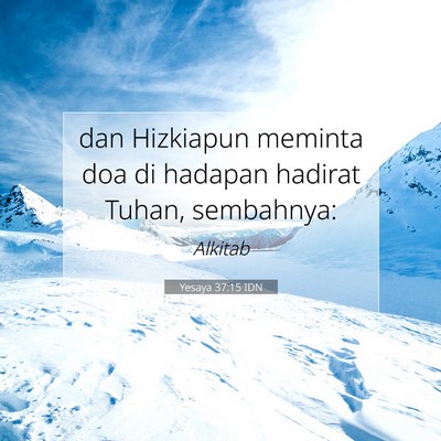 Yesaya 37:15 Ayat Alkitab Dijelaskan
