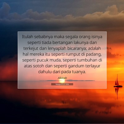 Yesaya 37:27 Ayat Alkitab Dijelaskan
