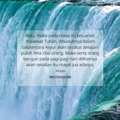Yesaya 37:36 IDN Gambar Ayat Alkitab