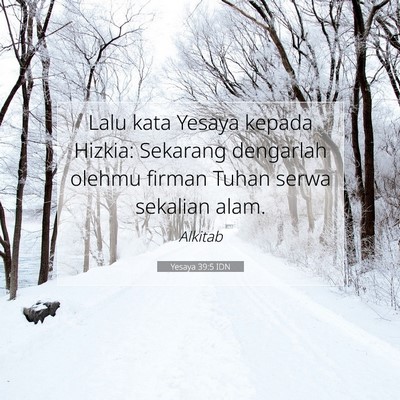 Yesaya 39:5 Ayat Alkitab Dijelaskan