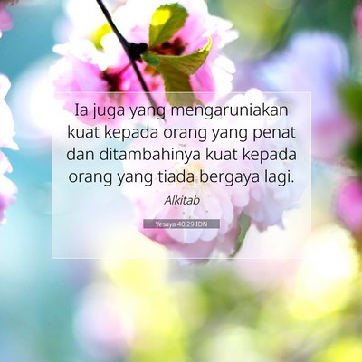 Yesaya 40:29 IDN Gambar Ayat Alkitab