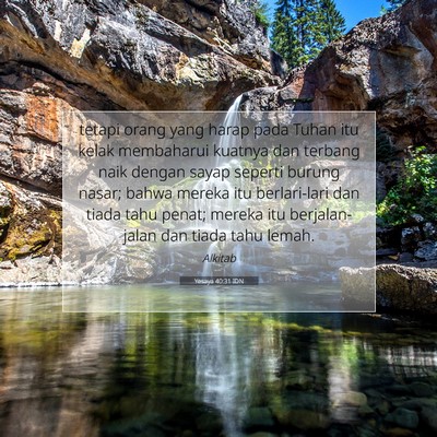 Yesaya 40:31 IDN Gambar Ayat Alkitab