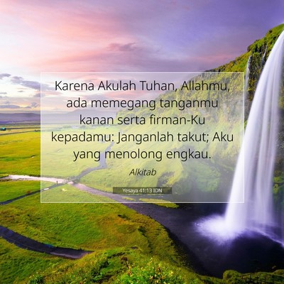 Yesaya 41:13 IDN Gambar Ayat Alkitab