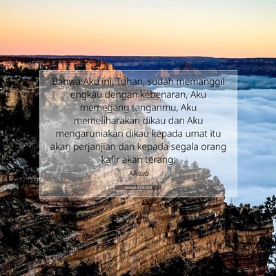 Yesaya 42:6 IDN Gambar Ayat Alkitab