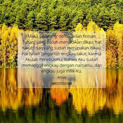 Yesaya 43:1 IDN Gambar Ayat Alkitab