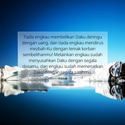 Yesaya 43:24 Ayat Alkitab Dijelaskan