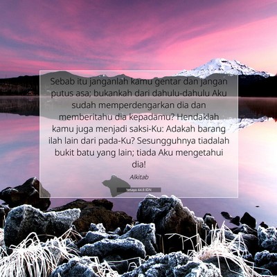 Yesaya 44:8 IDN Gambar Ayat Alkitab