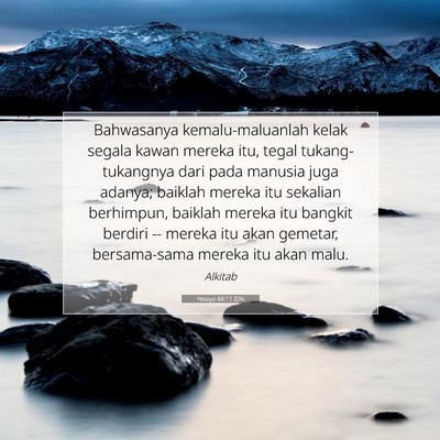 Yesaya 44:11 Ayat Alkitab Dijelaskan