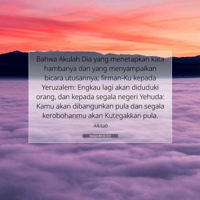 Yesaya 44:26 IDN Gambar Ayat Alkitab
