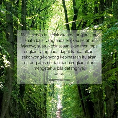 Yesaya 47:11 Ayat Alkitab Dijelaskan