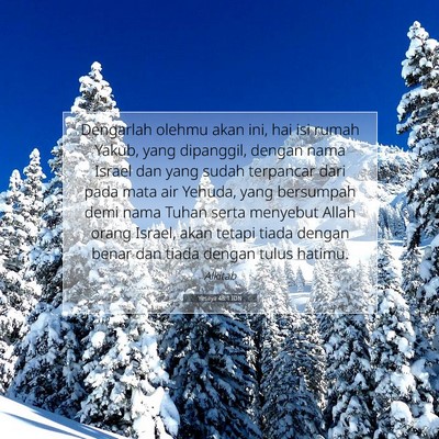 Yesaya 48:1 IDN Gambar Ayat Alkitab