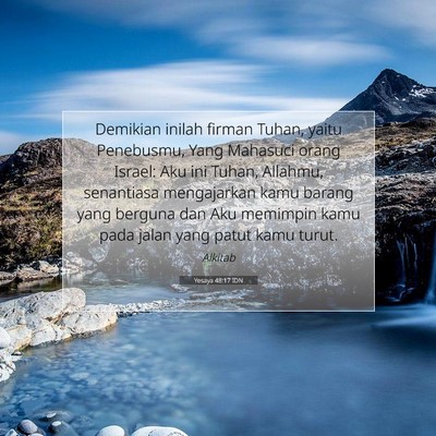 Yesaya 48:17 IDN Gambar Ayat Alkitab
