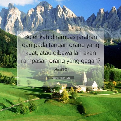 Yesaya 49:24 Ayat Alkitab Dijelaskan