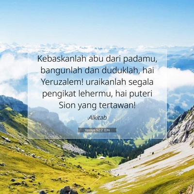 Yesaya 52:2 IDN Gambar Ayat Alkitab