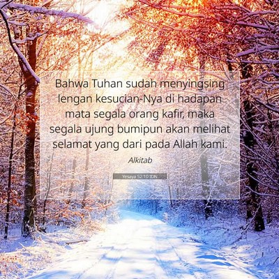 Yesaya 52:10 IDN Gambar Ayat Alkitab