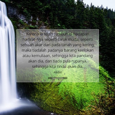 Yesaya 53:2 IDN Gambar Ayat Alkitab
