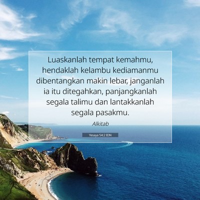 Yesaya 54:2 IDN Gambar Ayat Alkitab