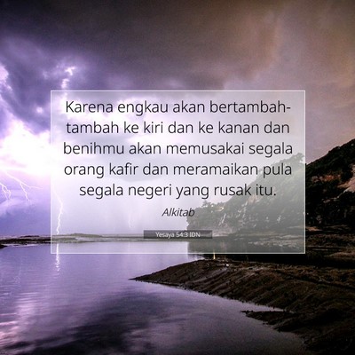 Yesaya 54:3 Ayat Alkitab Dijelaskan