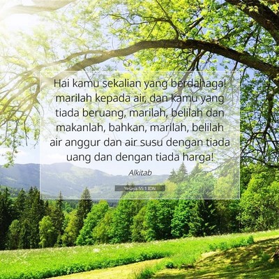 Yesaya 55:1 IDN Gambar Ayat Alkitab