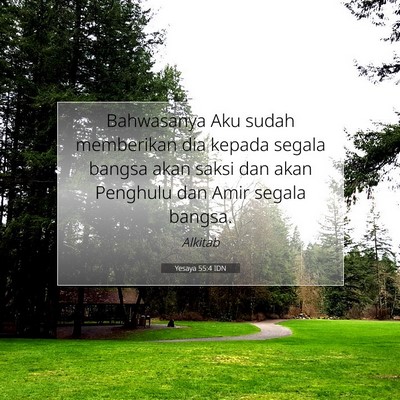 Yesaya 55:4 IDN Gambar Ayat Alkitab
