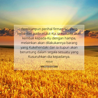 Yesaya 55:11 IDN Gambar Ayat Alkitab
