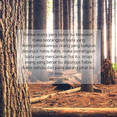 Yesaya 57:1 IDN Gambar Ayat Alkitab