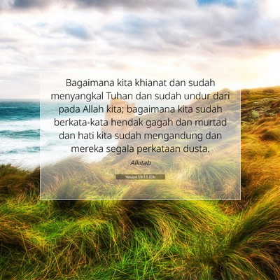 Yesaya 59:13 IDN Gambar Ayat Alkitab