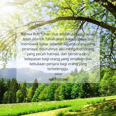 Yesaya 61:1 IDN Gambar Ayat Alkitab
